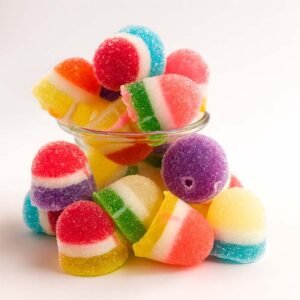 1 Kg Gomitas de Azúcar Botones de Colores