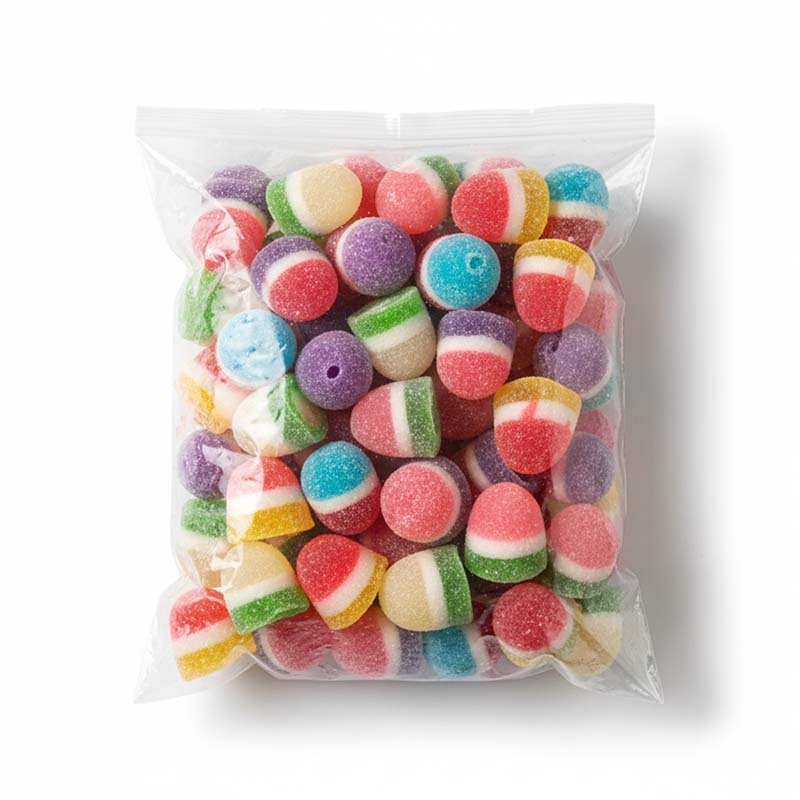 1 Kg Gomitas de Azúcar Botones de Colores - Image 2